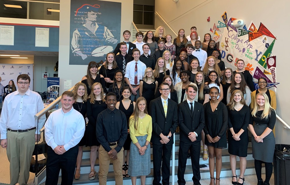 Students in National Honor Society