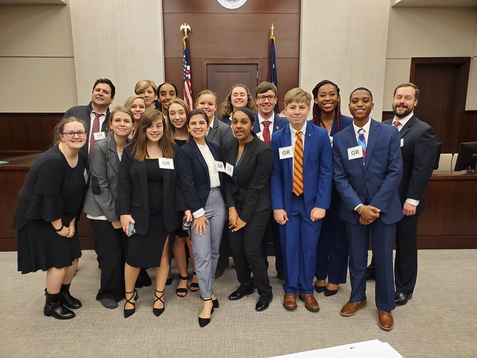 High School Mock Trial Advancing to State Competition York