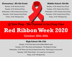 Red Ribbon Week- October 26-30